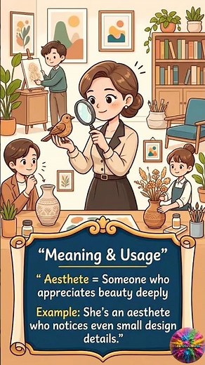 Meaning of Aesthete
