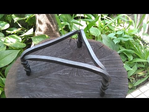 Blacksmithing - making a trivet - GS Tongs