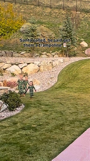 An in-ground trampoline that turns your backyard into the place everyone wants to be. No batteries. No screens. Just nonstop fun and memories that last way longer than Christmas morning. Shop holiday deals now at Trampolines.com ✨ #ingroundtrampoline #trampolines #backyard #jump #outdoors #fun #trampoline #getoutside #play #ingroundtrampolines #christmas #holidays #christmasgifts #christmasgiftideas | Trampolines.com