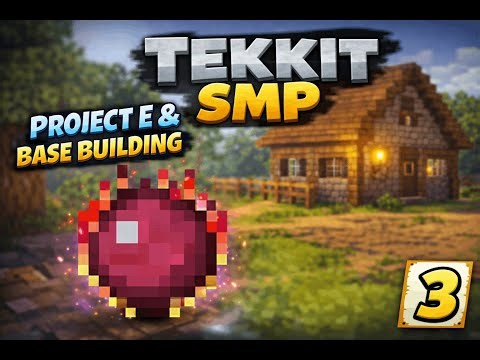 Building A Base and Starting Project E | Tekkit SMP Modpack | TTVvods