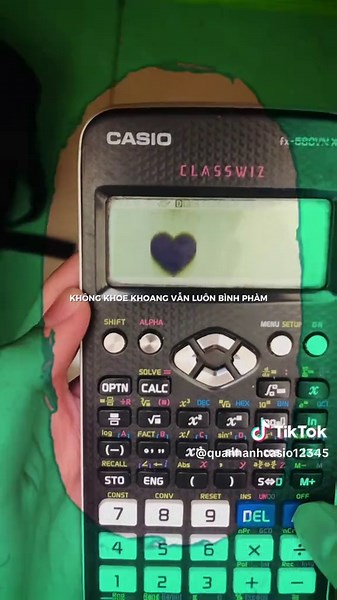 Hướng Dẫn Làm Hình Trái Tim Trên Máy Tính Casio