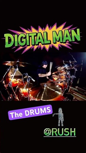 ‪@rush‬ DIGITAL MAN #neilpeart #drums #rush