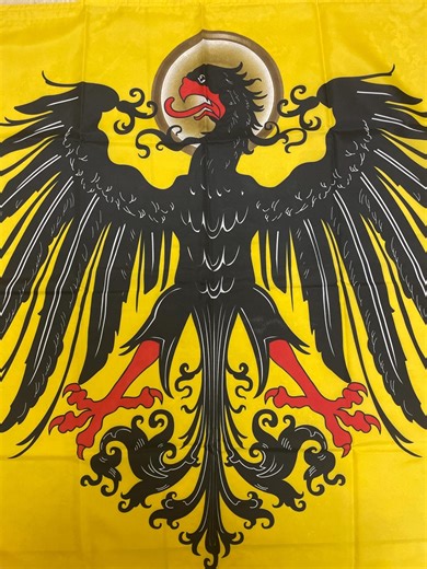 Holy Roman Empire Flag: 14th Century Double-sided Sewn Cotton Embroidered Brass Grommets 3x6ft - Etsy