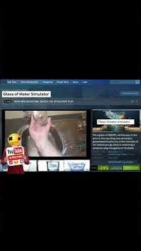 I 100% the HARDEST game on STEAM!!!! - 100 Days Glass of water simulator #simulator #funny #100days