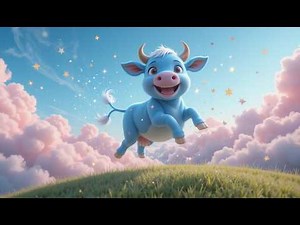 Blue Betsy the Little Blue Cow | Magical Bedtime Story Song | Nursery Rhymes