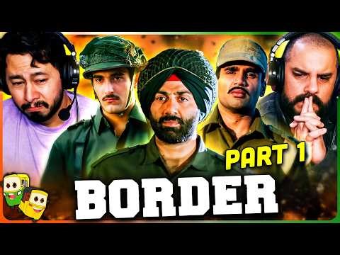 BORDER (Part 1) Movie Reaction! | Sunny Deol | Jackie Shroff | Akshaye Khanna | Suniel Shetty