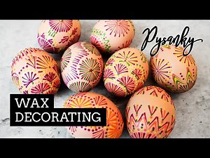 Pysanky Wax Egg Decorating | Easter Crafts | Melted Crayons | Ukraine Egg Art