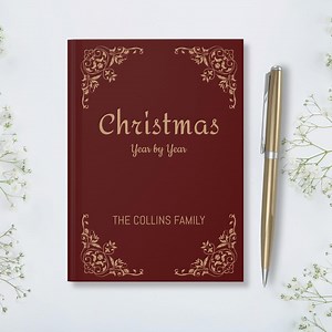 Christmas Memories Keepsake Book, Christmas Tradition Gift, Baby's First Christmas, New Married Gift, Family Christmas Book, Holiday Memory - Etsy