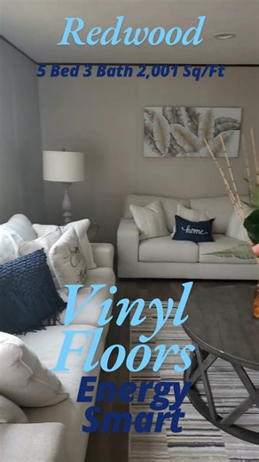 The Redwood🏠 from Clayton TRU Homes. This manufacturer has made some great improvements‼ A budget friendly Energy Smart Home with tons of square footage. Features and Improvements 👇 ▪5 Bed 3 Bath 2,001 Sq/Ft ▪Vinyl floor throughout, Energy Smart, Dual pane windows ▪Step in shower, Soaker tub, Den/Family room ▪ 8ft ceilings throughout, Lined cabinets, Rolled edge countertops $152,073 with Delivery, Blocks, Tiedown, A/C, Skirting, and Steps included‼ We have land and lenders available‼ 📍8206 Hw