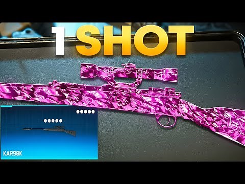 new *ONE SHOT* KAR98 CLASS is TAKING OVER in WARZONE! 😲 (Best KAR98 Class Setup) - BO7