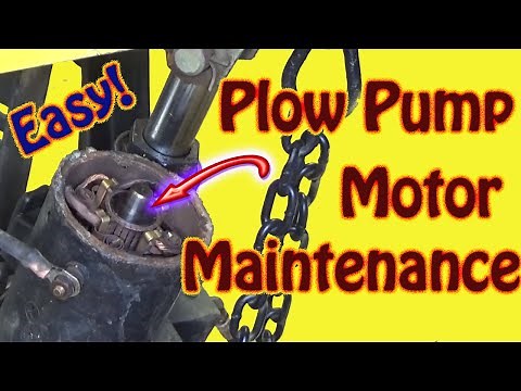 Snow Plow Pump Motor Pre-Season Maintenance - Increase Snow Plow Pump Performance Fix Pump Issues