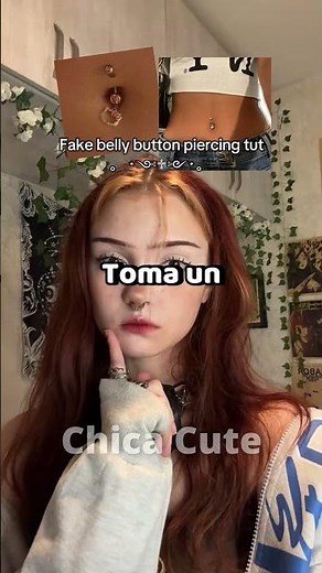 🔥 Easy and Cute Fake Belly Button Piercing Tutorial #shorts #glowup