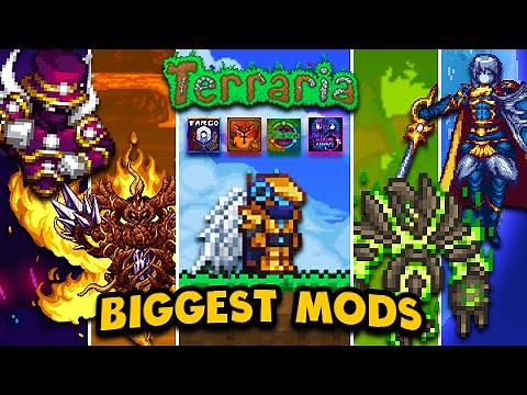 I Beat Terraria's Biggest Mods ALL AT ONCE