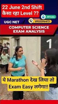 Computer Science June 2026 Exam Analysis #shorts #shortsfeed #ugcnet2026
