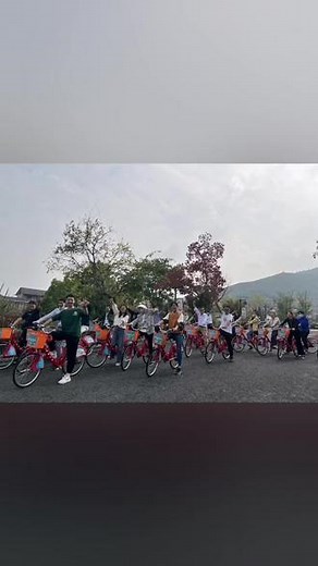 径山绿道大部队骑行