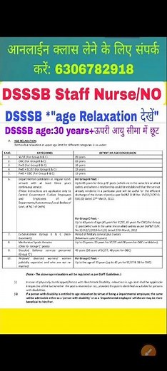 DSSSB Nursing Officers Staff Nurse vacancies mein kon kon form fill kr skte hai, age limit kya hai
