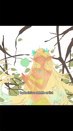 I keep changing colors every 3-5 minutes… #art #speedpaint