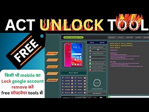 How to install Act unlock tool fully details video