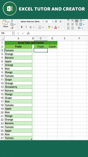 1.7K views | Did you know you can do this in your #Excel spreadsheets?! #microsoftambassador #exceltips #exceltutorial #exceltricks #ExcelExpert #spreadsheets #excelskills #workhacks #tutorial | Excel Tutor and Creator | Facebook