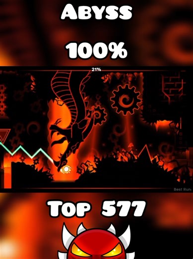 Conquering Infernal Abyss in Geometry Dash