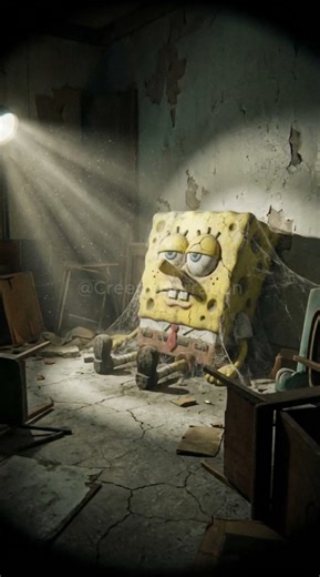 The Lost SpongeBob Episode #spongebob #creepypasta #lostepisodes #aiart #cinematichorror #shorts