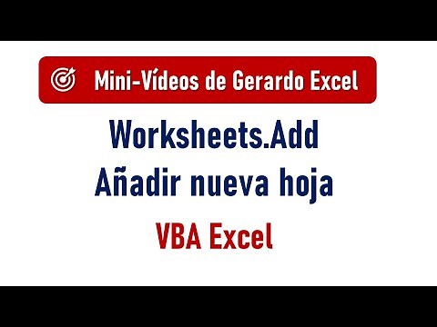 Añadir nueva hoja – Worksheets.Add con código en VBA Excel