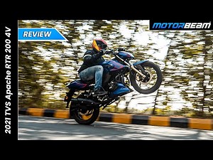2021 TVS Apache RTR 200 4V - Most Advanced 200cc Motorcycle? | MotorBeam