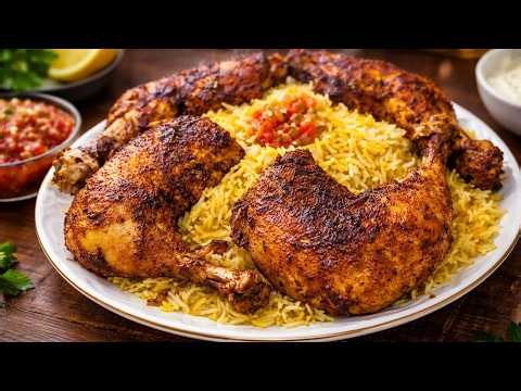 Authentic Chicken Mandi Recipe — Easy Oven-Baked Arabian Mandi at Home