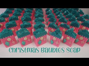 Christmas Baubles | A 2020 Christmas Holiday Soap