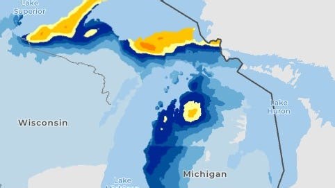Lake-effect snow could be heavy this weekend. Where to expect snowfall