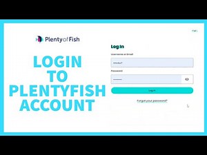 How to Login to PlentyofFish Account | POF Login Sign In 2022 Easy Tutorial