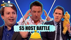 In this ultimate throwdown, David Mitchell, Lee Mack, and Rob Brydon go head-to-head (to-head) with some of the funniest moments, most ridiculous lies, and brutal comebacks from one of the best seasons yet. Featuring inimitable host Rob Brydon with lightning-quick team captains David Mitchell and Lee Mack. | Would I Lie To You?