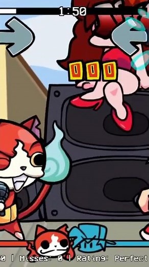 FNF vs YO-KAI Watch #shorts #FridayNightFunkin #FNF