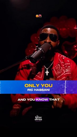 Lyrics Africa on Instagram: "Ric Hassani - Only You (Lyrics) #lyricsafrica"