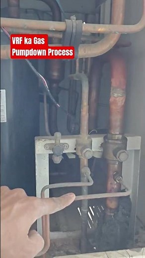 VRF Gas Storage & Pump Down Procedure | Learn HVAC VRF Maintenance #HVAC #VRFSystem #AirConditioning