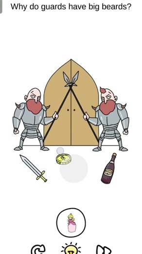 Brain Out Help Level No 82 Why Do Guards Have Big Beards?#walkthrough#solutions#viral#games