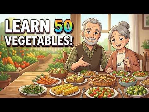 Garden English: 50 Vegetables | From Farm to Table