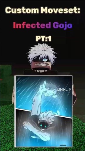Infected Gojo moveset Halloween special!! pt1#jjs #roblox #robloxedit #update #gojo #infected