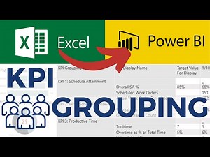 Replicating an Excel Maintenance KPI Matrix in Power BI Pt4 - KPI Grouping Headers using Power Query