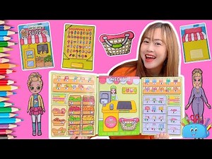 Trò Chơi Thiết Kế Siêu Thị MiNi Cho Búp Bê Giấy Misa và MinNi I Hà Hà Hí