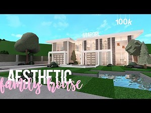 BLOXBURG modern AESTHETIC family house 100k