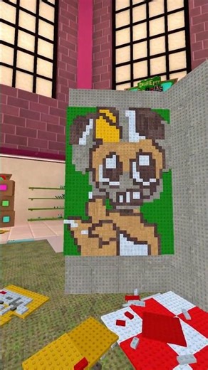 Building Gorilla Tag YouTubers Using Pixel Art Part @K‪@KixillVR‬gorillatag #gorillatagquest #vr #gtag