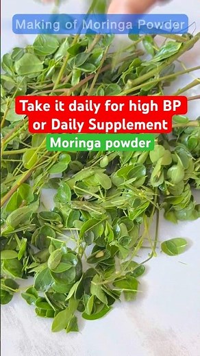 How to Make Moringa Powder at Home | For High BP #moringapowder #superfood #viralshort #shorts