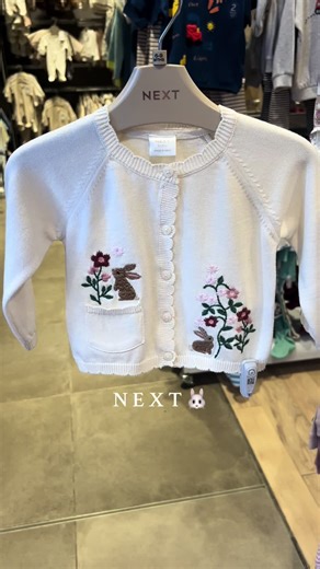 Adorable Baby Girl Easter Cardigans from Next