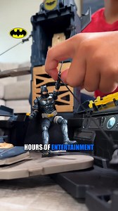This massive Batman playset transforms from Batmobile to Command Center with real lights and sounds. | Spin Master Global | Facebook