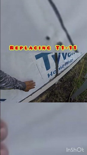 Replacing T1-11 for a Vinyl Siding Installation #diy #construction #vlog #clewiston