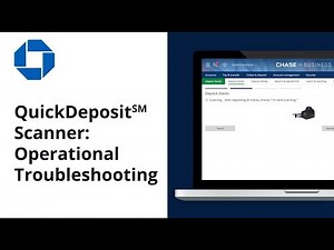 Operational Troubleshooting for a QuickDeposit℠ Check Scanner | Chase for Business®