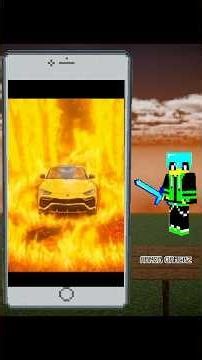 Lamborghini Edit in Minecraft ft ‪@ArnobGamerz‬ #mcpeshorts #lamborghini