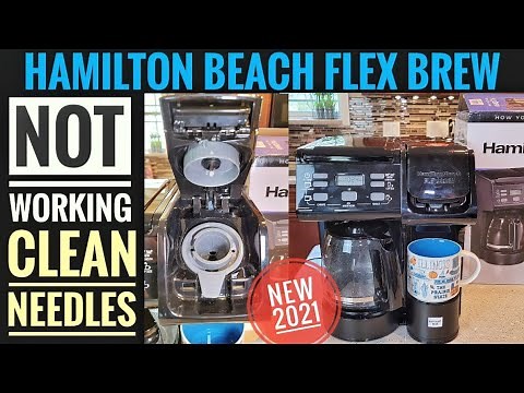 HOW TO FIX Hamilton Beach FlexBrew Trio Coffee Maker K-Cup CLEAN NEEDLES REPAIR