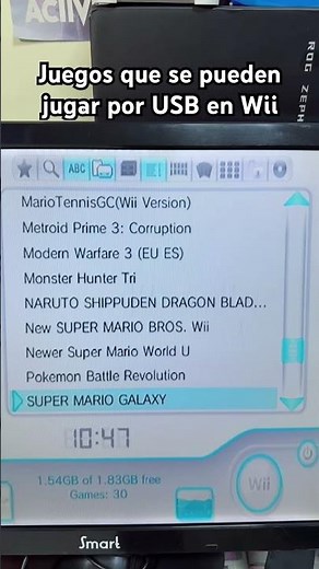 Games that can be played on Wii via USB